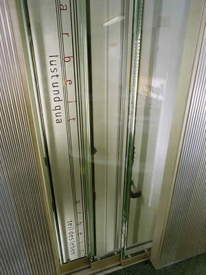 Ingeborg Kumpfmller, Textinstallation im Doppellift 2003