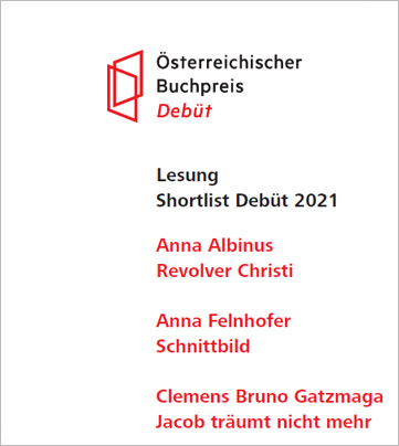 Österreichischer Buchpreis / Debütpreis 2021