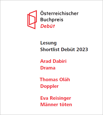 Österreichischer Buchpreis / Debütpreis 2023