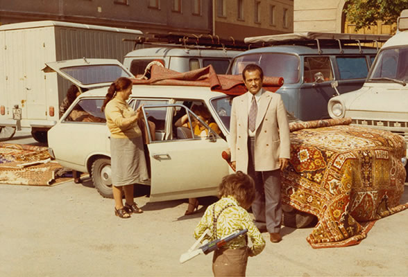 Teppichhandel, um 1970