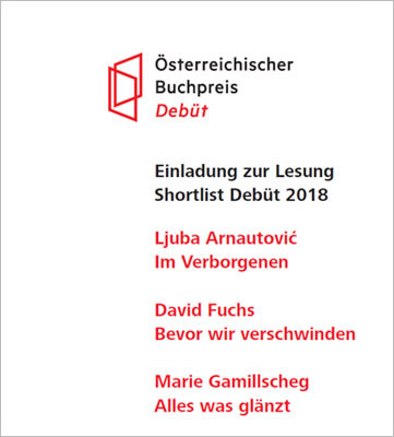 Österreichischer Buchpreis / Debütpreis 2018