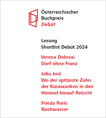 Österreichischer Buchpreis / Debütpreis 2023